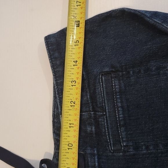 J. Jill Stretchy Ribbon Tie Waist Loose Fit Jeans Size 8 - Picture 8 of 11